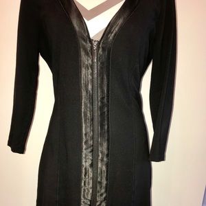 Bebe Short Fitted Black Dress